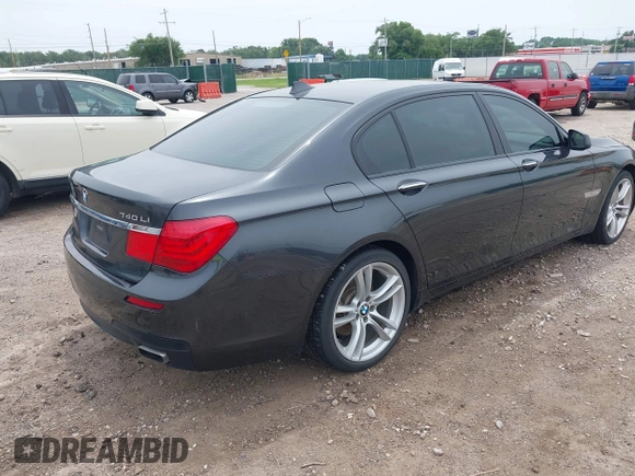 2011 BMW 7 Series 740Li with VIN WBAKB4C58BC574815, listed as a IAAI auction lot 42466704 with 155,292 mi miles and . Bid and sale history available at DreamBid. Image 4.