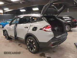 2024 Kia Sportage X-Line with VIN 5XYK6CDF2RG177261, listed as a IAAI auction lot 41918801 with 9,100 mi miles and . Bid and sale history available at carsss.com. Image 3.