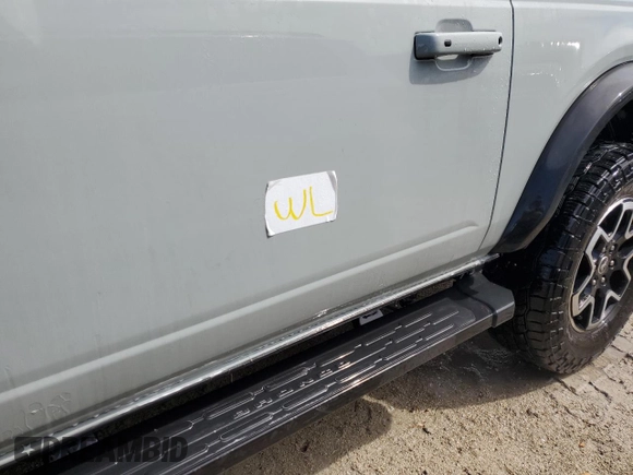 2021 Ford Bronco z VIN 1FMDE5CP4MLA65927, wystawiony jako Copart lot #74809974 z przebiegiem 41 296 mil mil oraz Nie do naprawy • Non repairable. Historia ofert i sprzedaży dostępna na DreamBid. Obrazek 13.
