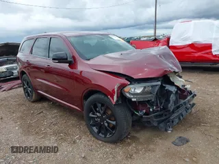 2018 Dodge Durango GT with VIN 1C4RDHDG0JC282142, listed as a IAAI auction lot 40183685 with 44,706 mi miles and . Bid and sale history available at DreamBid. Image 1.