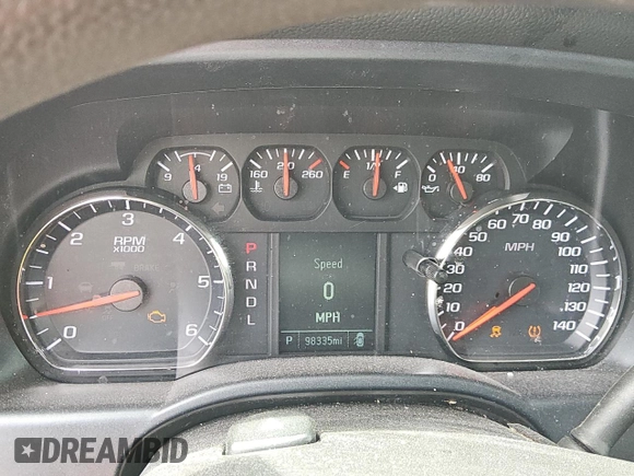 2018 Chevrolet Silverado 1500 Work Truck with VIN 3GCUKNEC0JG355159, listed as a Copart auction lot 51251795 with 98,335 mi miles and Clean Title. Bid and sale history available at carsss.com. Image 9.