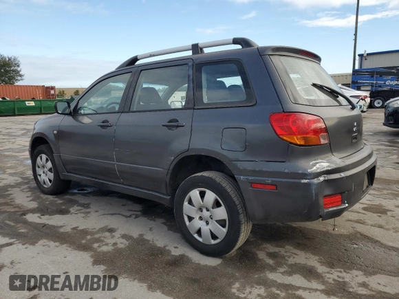 2004 Mitsubishi Outlander LS with VIN JA4LX31FX4U046408, listed as a Copart auction lot 78722924 with 174,908 mi miles and Salvage Title. Bid and sale history available at carsss.com. Image 2.
