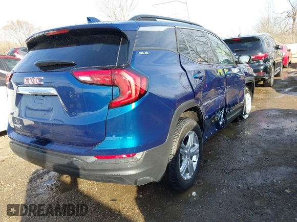 2020 GMC Terrain SLE with VIN 3GKALMEV2LL332234, listed as a IAAI auction lot 41793489 with 65,921 mi miles. Bid and sale history available at carsss.com. Image 4.