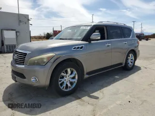 2011 Infiniti QX56 8-passenger with VIN JN8AZ2ND0B9701819, listed as a Copart auction lot 54975635 with 186,584 mi miles and Clean Title. Bid and sale history available at carsss.com. Image 1.