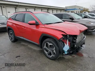 2023 Hyundai Tucson SEL z VIN 5NMJFCAE2PH256990, wystawiony jako Copart lot #84214894 z przebiegiem 17 697 mil mil oraz Szkoda całkowita • Salvage title. Historia ofert i sprzedaży dostępna na DreamBid. Obrazek 4.