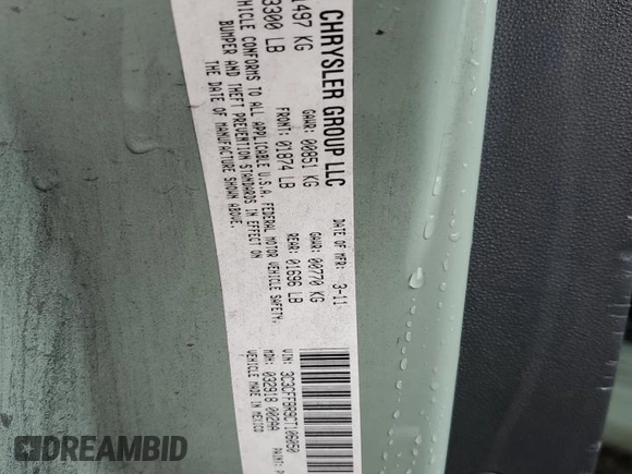 2012 FIAT 500 Sport with VIN 3C3CFFBR9CT106050, listed as a Copart auction lot 58928775 with 201,074 mi miles and Salvage title. Bid and sale history available at DreamBid. Image 12.