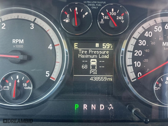 2011 Dodge Ram 2500 SLT with VIN 3D7UT2HL9BG601253, listed as a Copart auction lot 53735005 with 438,559 mi miles and Clean Title. Bid and sale history available at carsss.com. Image 8.