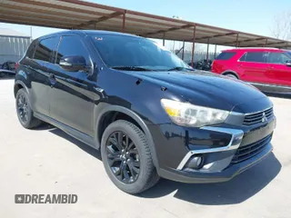 2017 Mitsubishi Outlander Sport ES 2.0 with VIN JA4AP3AU5HZ035122, listed as a IAAI auction lot 41860955 with 207,114 mi miles. Bid and sale history available at carsss.com. Image 1.