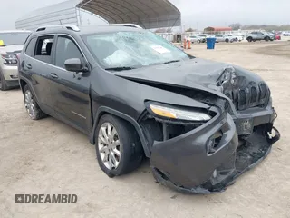 2015 Jeep Cherokee Limited with VIN 1C4PJLDB1FW708157, listed as a IAAI auction lot 41502567 with 85,354 mi miles and . Bid and sale history available at DreamBid. Image 1.