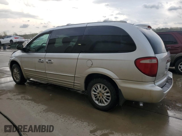 2002 Chrysler Town & Country Limited with VIN 2C8GP64L32R796493, listed as a Copart auction lot 53456035 with 165,219 mi miles and Salvage Title. Bid and sale history available at DreamBid. Image 2.