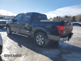 2018 Ford F-150 XL with VIN 1FTEW1EG0JFB07905, listed as a Copart auction lot 43065005 with 132,923 mi miles and Salvage Title. Bid and sale history available at carsss.com. Image 2.