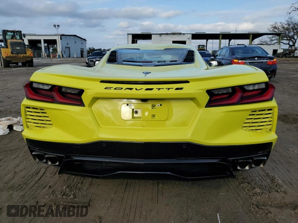 2022 Chevrolet Corvette 1LT with VIN 1G1YA2D40N5116990, listed as a Copart auction lot 84596974 with Not provided miles and Non repairable. Bid and sale history available at DreamBid. Image 6.