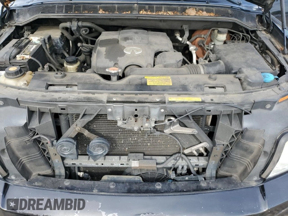 2007 Infiniti QX56 with VIN 5N3AA08C57N803676, listed as a Copart auction lot 60159054 with 216,320 mi miles and Salvage Title. Bid and sale history available at carsss.com. Image 12.