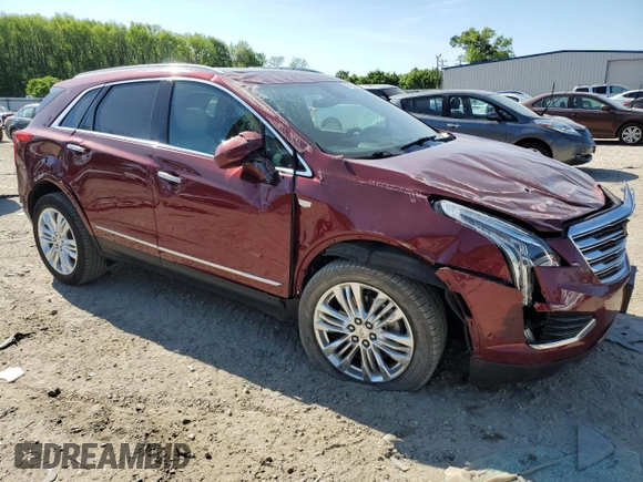 2017 Cadillac XT5 Premium Luxury FWD with VIN 1GYKNCRS4HZ118585, listed as a Copart auction lot 53738845 with 50,638 mi miles and Salvage Title. Bid and sale history available at DreamBid. Image 4.