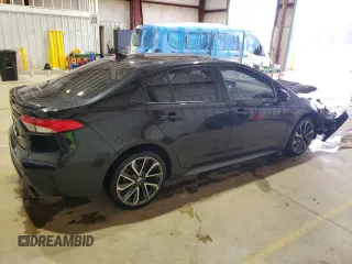 2022 Toyota Corolla SE with VIN JTDS4MCE9NJ097146, listed as a Copart auction lot 51143675 with 81,247 mi miles and Salvage Title. Bid and sale history available at DreamBid. Image 3.
