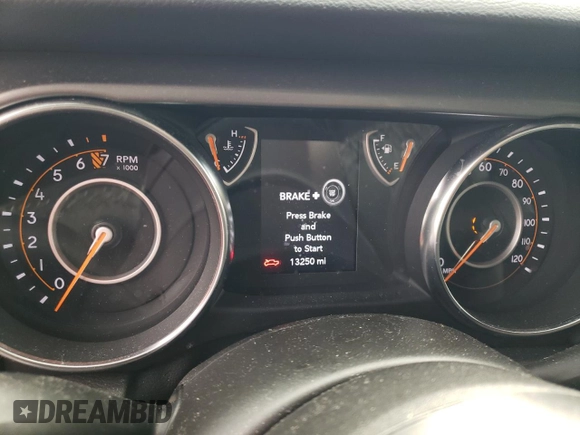 2021 Jeep Gladiator Sport S with VIN 1C6HJTAG9ML617423, listed as a Copart auction lot 56595205 with 13,250 mi miles and Salvage title. Bid and sale history available at DreamBid. Image 9.