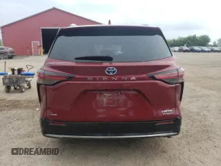 2022 Toyota Sienna LE with VIN 5TDGSKFC0NS067689, listed as a Copart auction lot 63850155 with 75,852 mi miles and Salvage title. Bid and sale history available at DreamBid. Image 6.