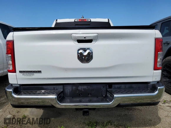 2021 Ram 1500 Big Horn z VIN 1C6RREFG5MN814952, wystawiony jako Copart lot #74951324 z przebiegiem 32 970 mil mil oraz Nie do naprawy • Non repairable. Historia ofert i sprzedaży dostępna na DreamBid. Obrazek 6.