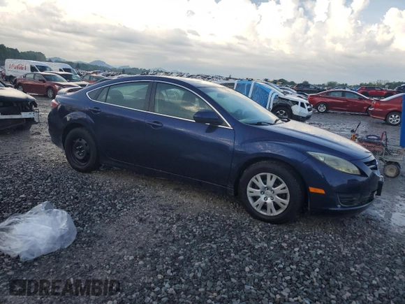 2009 Mazda 6 i Sport with VIN 1YVHP81H195M44662, listed as a Copart auction lot 55614875 with 64,870 mi miles and Clean Title. Bid and sale history available at carsss.com. Image 4.