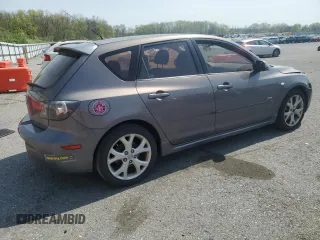 2008 Mazda 3 s GT *Ltd Avail* with VIN JM1BK344781793370, listed as a Copart auction lot 55165455 with 144,623 mi miles and Salvage Title. Bid and sale history available at carsss.com. Image 3.
