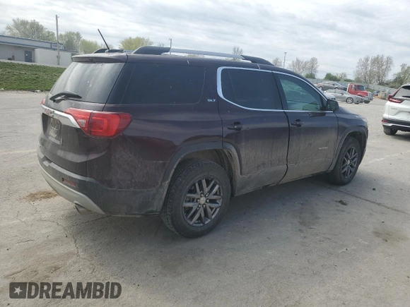 2017 GMC Acadia SLT with VIN 1GKKNMLS1HZ312824, listed as a Copart auction lot 53064085 with 122,772 mi miles and Salvage title. Bid and sale history available at DreamBid. Image 3.