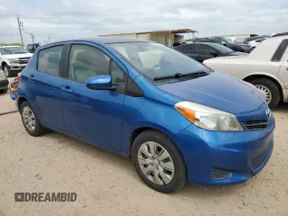 2013 Toyota Yaris L with VIN JTDKTUD37DD569485, listed as a Copart auction lot 53193165 with 141,703 mi miles and Salvage Title. Bid and sale history available at carsss.com. Image 4.