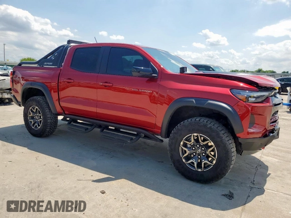 2024 Chevrolet Colorado 4WD ZR2 with VIN 1GCPTFEK5R1275826, listed as a Copart auction lot 58793545 with 6,359 mi miles and Salvage title. Bid and sale history available at DreamBid. Image 4.