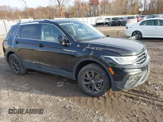 2022 Volkswagen Tiguan SE with VIN 3VV3B7AX8NM163352, listed as a IAAI auction lot 40946586 with 27,847 mi miles and . Bid and sale history available at DreamBid. Image 1.