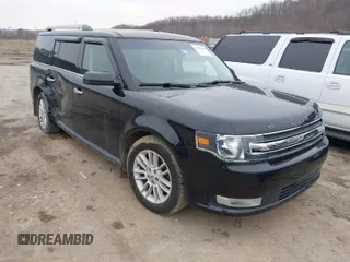2018 Ford Flex SEL z VIN 2FMHK6C88JBA11647, wystawiony jako IAAI lot #41685884 z przebiegiem 75 127 mil mil oraz . Historia ofert i sprzedaży dostępna na DreamBid. Obrazek 1.