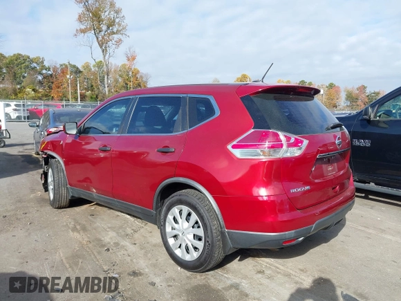 2016 Nissan Rogue SV with VIN JN8AT2MT2GW021438, listed as a IAAI auction lot 40781914 with 115,543 mi miles and . Bid and sale history available at carsss.com. Image 3.