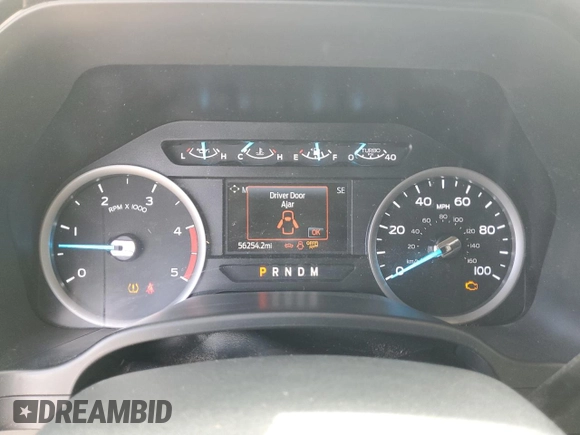 2020 Ford F-350 XL with VIN 1FT8W3DT4LEC87678, listed as a Copart auction lot 52613165 with 56,254 mi miles and Salvage title. Bid and sale history available at DreamBid. Image 9.
