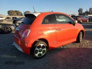 2014 FIAT 500e with VIN 3C3CFFGE0ET294563, listed as a Copart auction lot 88529745 with 44,537 mi miles and Clean Title. Bid and sale history available at carsss.com. Image 3.