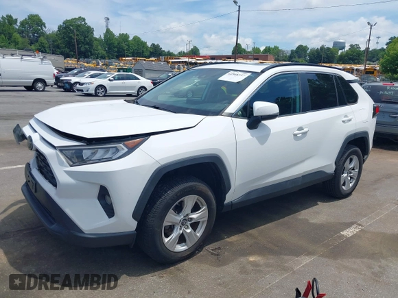 2019 Toyota RAV4 XLE with VIN 2T3P1RFV0KC008652, listed as a IAAI auction lot 42508557 with 87,684 mi miles and . Bid and sale history available at DreamBid. Image 2.