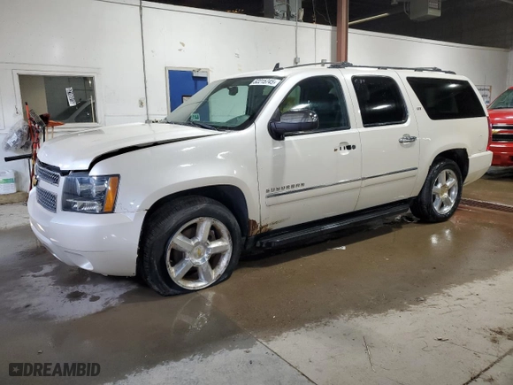 2012 Chevrolet Suburban LTZ with VIN 1GNSKKE74CR325522, listed as a Copart auction lot 52215745 with 214,973 mi miles and Clean Title. Bid and sale history available at carsss.com. Image 1.