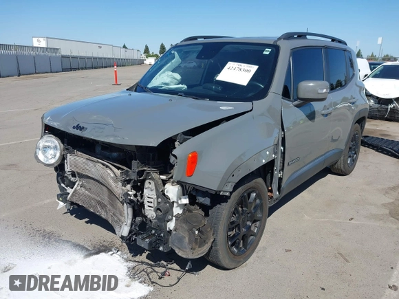 2020 Jeep Renegade Latitude with VIN ZACNJABB8LPL31928, listed as a IAAI auction lot 42478300 with 56,835 mi miles and . Bid and sale history available at DreamBid. Image 21.