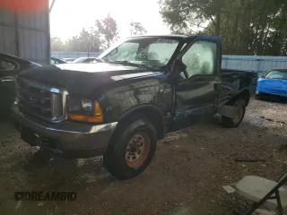 2000 Ford Super Duty F-250 XL with VIN 1FTNF20L8YEA47432, listed as a Copart auction lot 86127524 with 186,938 mi miles and Salvage Title. Bid and sale history available at carsss.com. Image 1.