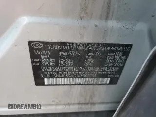 2019 Hyundai Santa Fe SEL Plus z VIN 5NMS33AD2KH100204, wystawiony jako Copart lot #82542424 z przebiegiem 56 214 mil mil oraz Szkody całkowita. Historia ofert i sprzedaży dostępna na DreamBid. Obrazek 12.