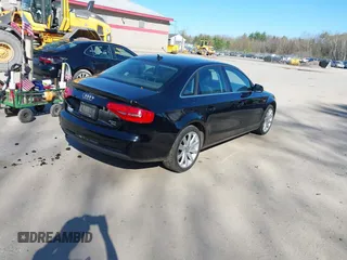 2013 Audi A4 Premium Plus with VIN WAUFFAFL7DN008649, listed as a IAAI auction lot 42146742 with 158,141 mi miles. Bid and sale history available at carsss.com. Image 4.
