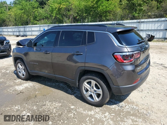 2023 Jeep Compass Latitude с VIN 3C4NJDBN0PT563629, выставлен на аукционе Copart как лот 55604875 с пробегом 80 742 миль миль и Списание • Salvage title. История ставок и продаж доступна на DreamBid. Изображение 2.