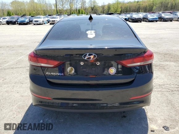 2018 Hyundai Elantra SEL with VIN 5NPD84LF8JH272186, listed as a Copart auction lot 53278855 with 106,941 mi miles and Salvage Title. Bid and sale history available at DreamBid. Image 6.