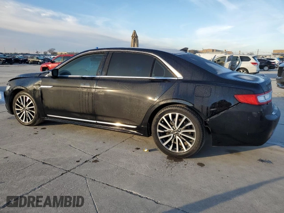 2018 Lincoln Continental Select with VIN 1LN6L9SK7J5603693, listed as a Copart auction lot 89057665 with 89,585 mi miles and Clean Title. Bid and sale history available at carsss.com. Image 2.