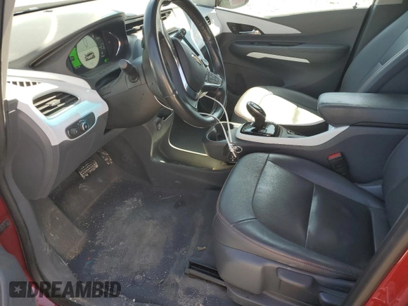 2019 Chevrolet Bolt EV Premier with VIN 1G1FZ6S0XK4136026, listed as a Copart auction lot 56535835 with 107,710 mi miles and Salvage title. Bid and sale history available at DreamBid. Image 7.
