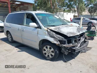 2002 Honda Odyssey EX with VIN 2HKRL18642H577343, listed as a IAAI auction lot 42665482 with Not provided miles and . Bid and sale history available at DreamBid. Image 1.