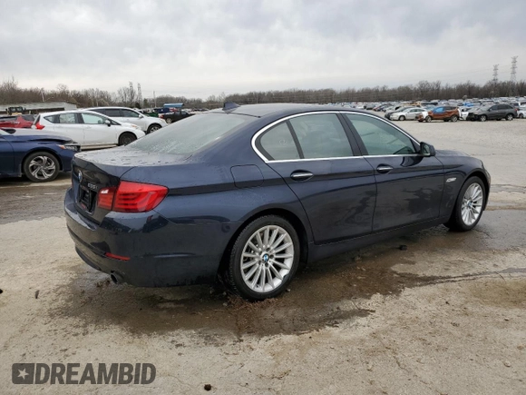 2013 BMW 5 Series 535i with VIN WBAFR7C51DC824056, listed as a Copart auction lot 48257915 with 96,328 mi miles and Salvage Title. Bid and sale history available at DreamBid. Image 3.