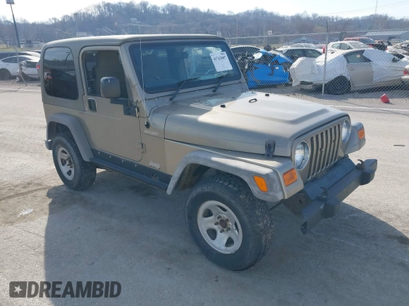 2006 Jeep Wrangler Sport Right Hand Drive with VIN 1J4F449S46P716520, listed as a IAAI auction lot 41763887 with 236,816 mi miles. Bid and sale history available at carsss.com. Image 1.