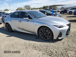 2024 Lexus IS 300 with VIN JTHBA1D25R5131172, listed as a Copart auction lot 43476375 with 22,835 mi miles and Salvage title. Bid and sale history available at DreamBid. Image 4.