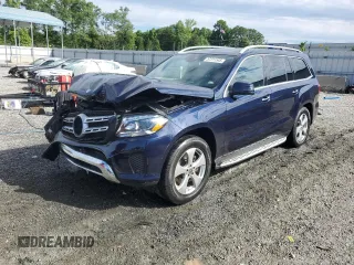 2017 Mercedes-Benz GLS 450 with VIN 4JGDF6EE6HA904783, listed as a Copart auction lot 57311545 with 100,160 mi miles and Salvage title. Bid and sale history available at DreamBid. Image 1.