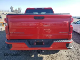 2022 Chevrolet Silverado 1500 Custom with VIN 1GCPABEK0NZ516377, listed as a Copart auction lot 52199015 with 51,751 mi miles and Salvage Title. Bid and sale history available at DreamBid. Image 6.