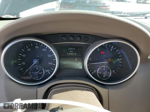 2011 Mercedes-Benz M 350 with VIN 4JGBB2FB5BA744077, listed as a Copart auction lot 61565615 with 125,813 mi miles and Salvage title. Bid and sale history available at DreamBid. Image 9.