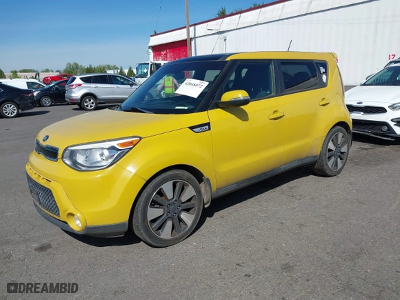 2015 Kia Soul ! with VIN KNDJX3A5XF7143128, listed as a IAAI auction lot 42048072 with 119,531 mi miles. Bid and sale history available at carsss.com. Image 2.
